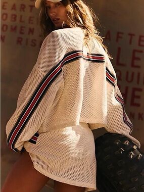 FP Movement “Star Struck” Mesh Jersey Dolman Top